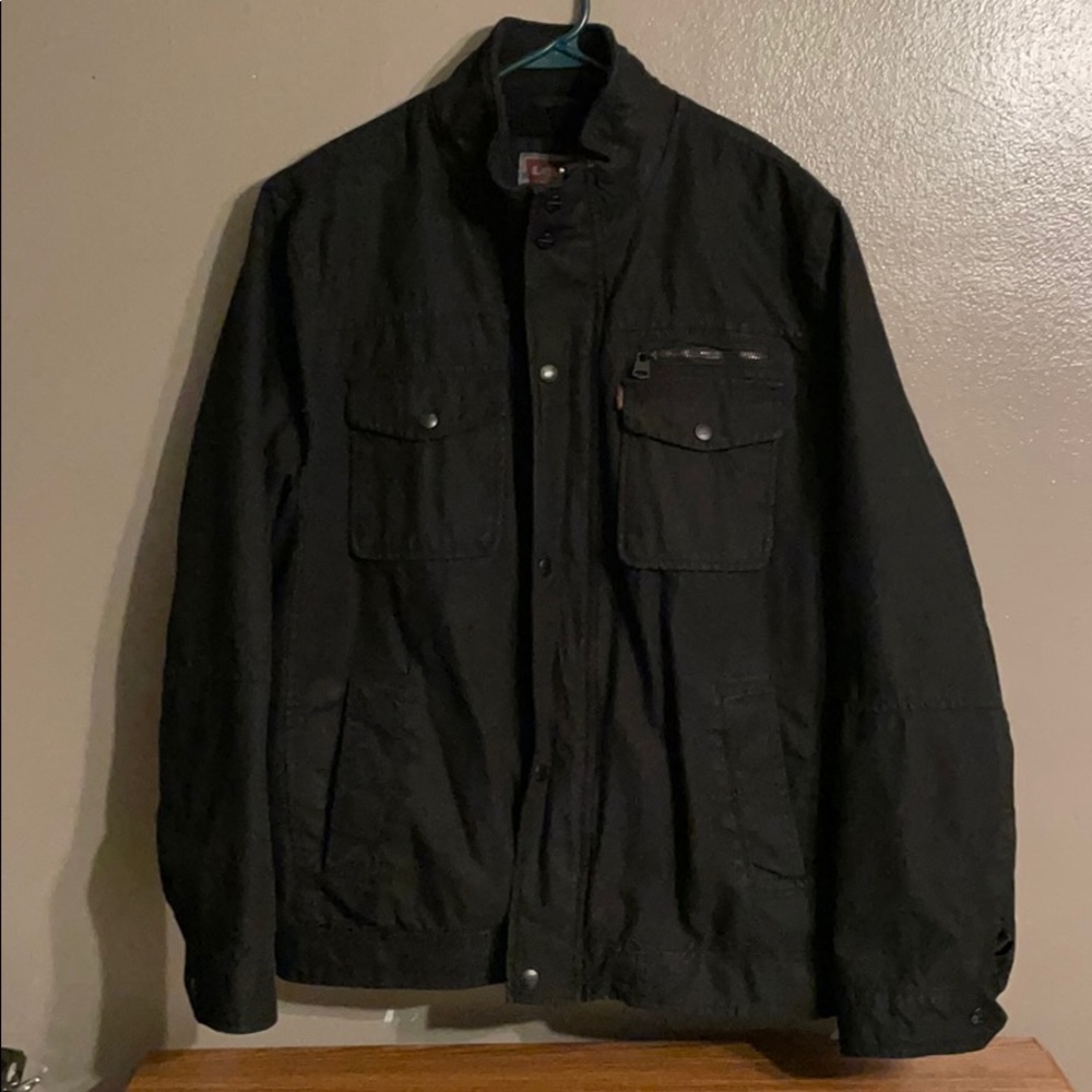 Men’s Levi’s lined jacket size large black